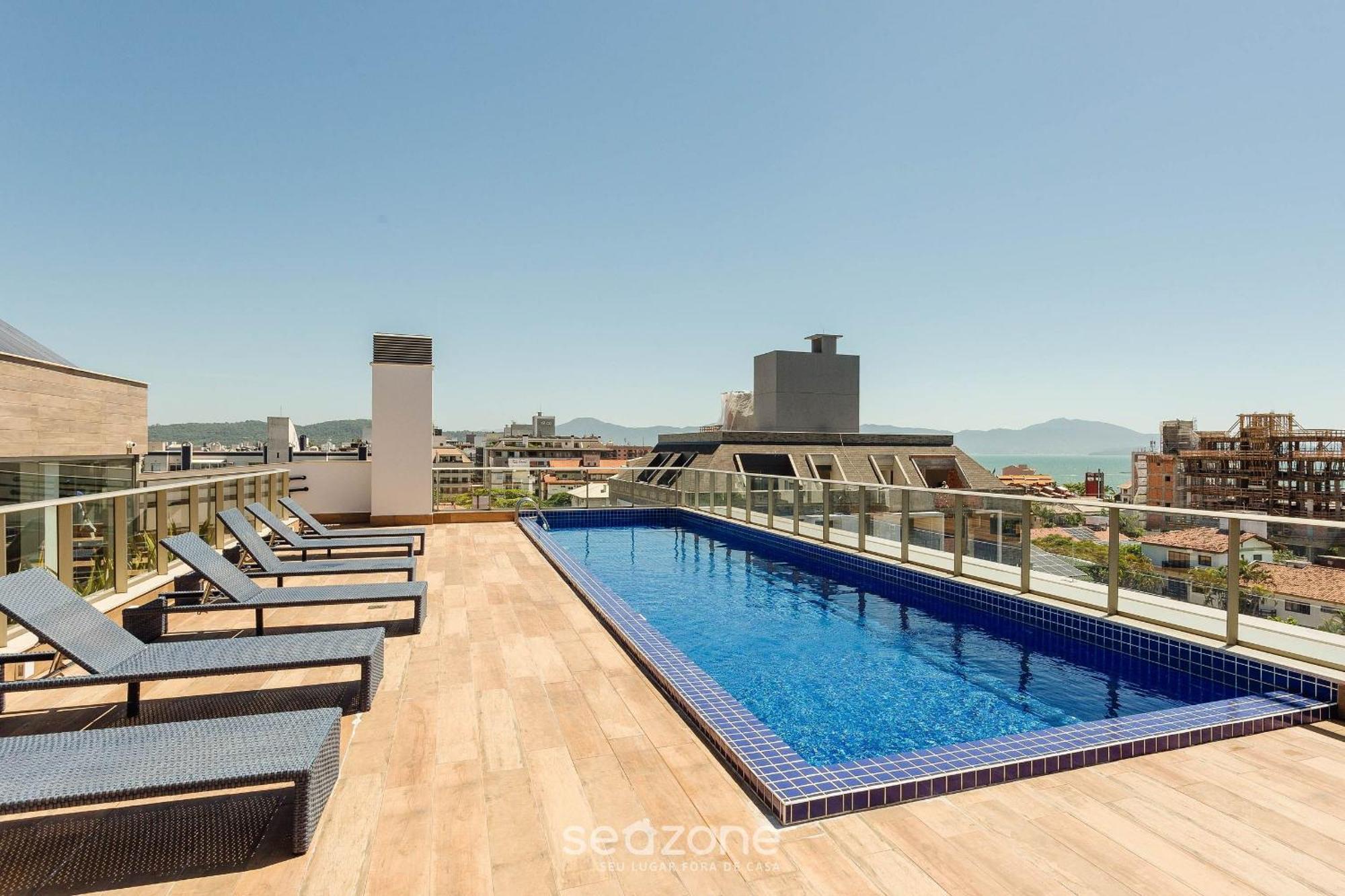 Lindo Studio Moderno A 300M Da Praia Jurere Elu106 Florianopolis Luaran gambar